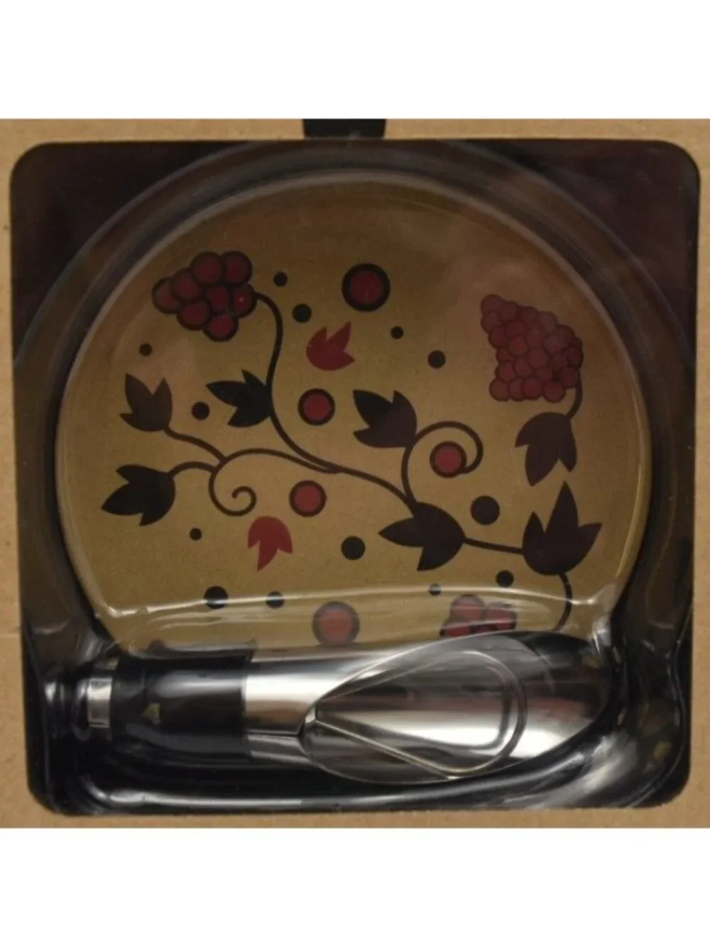 Wine Gift Set Book 4 Coasters Aerator Pourer Stuart Derrick New NIB Accessories